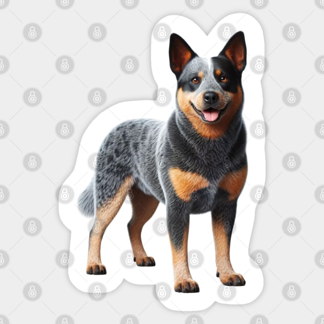 Australian Cattle Dog Sticker by millersye